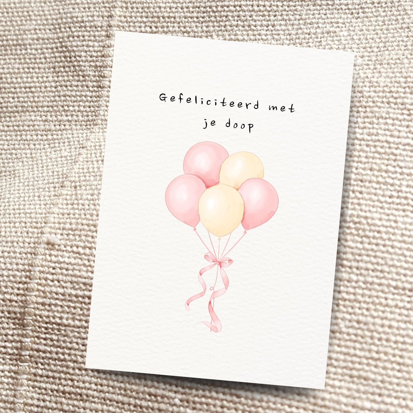 Gefeliciteerd met je doop