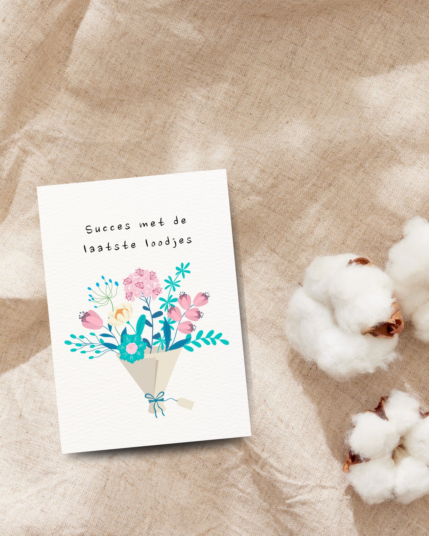 Succes met de laatste loodjes