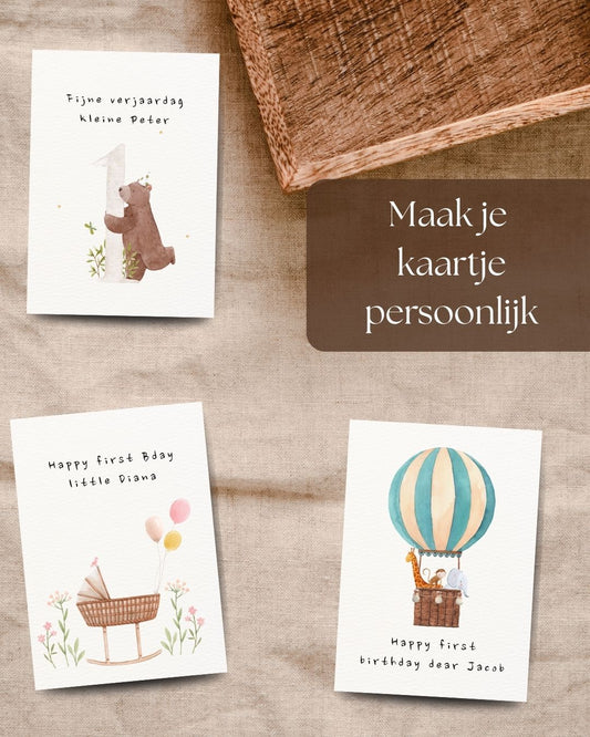 Fijne verjaardag kleine vriend