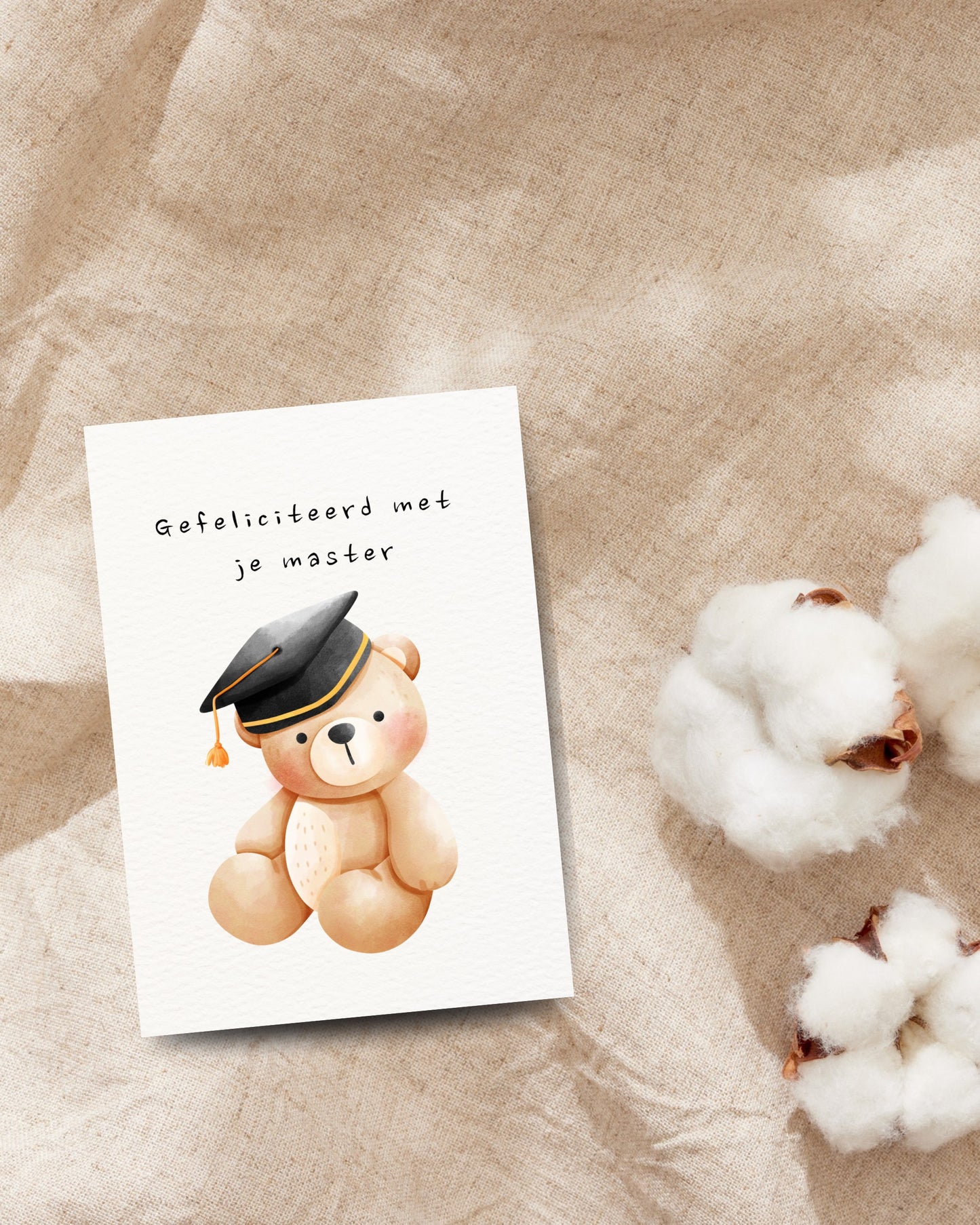 Gefeliciteerd met je master
