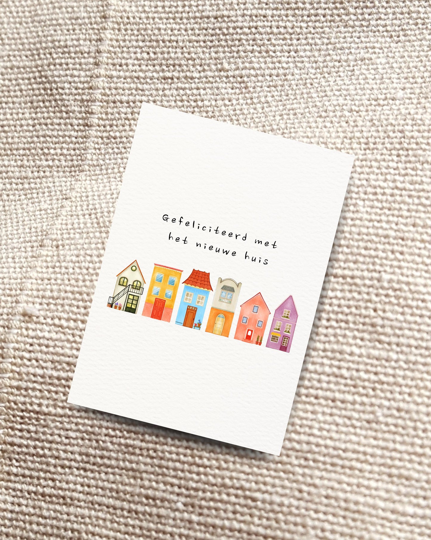 Gefeliciteerd met het nieuwe huis