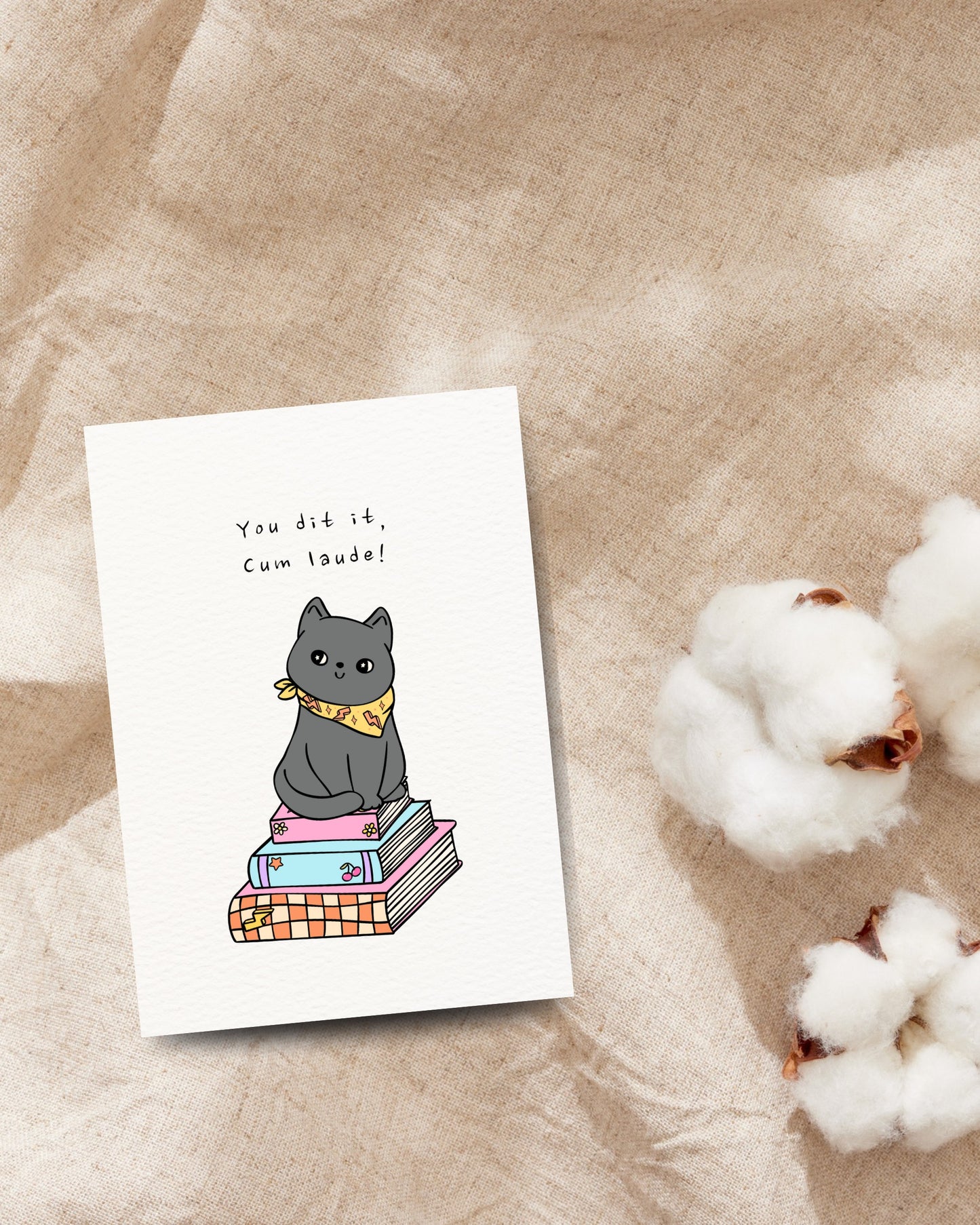 You did it, cum laude!