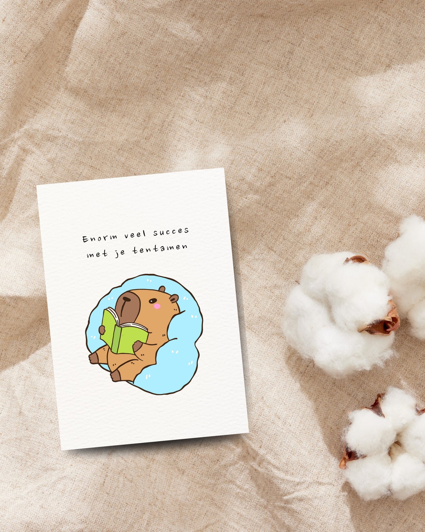 Enorm veel succes met je tentamen