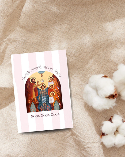 Gefeliciteerd met je doop Axia