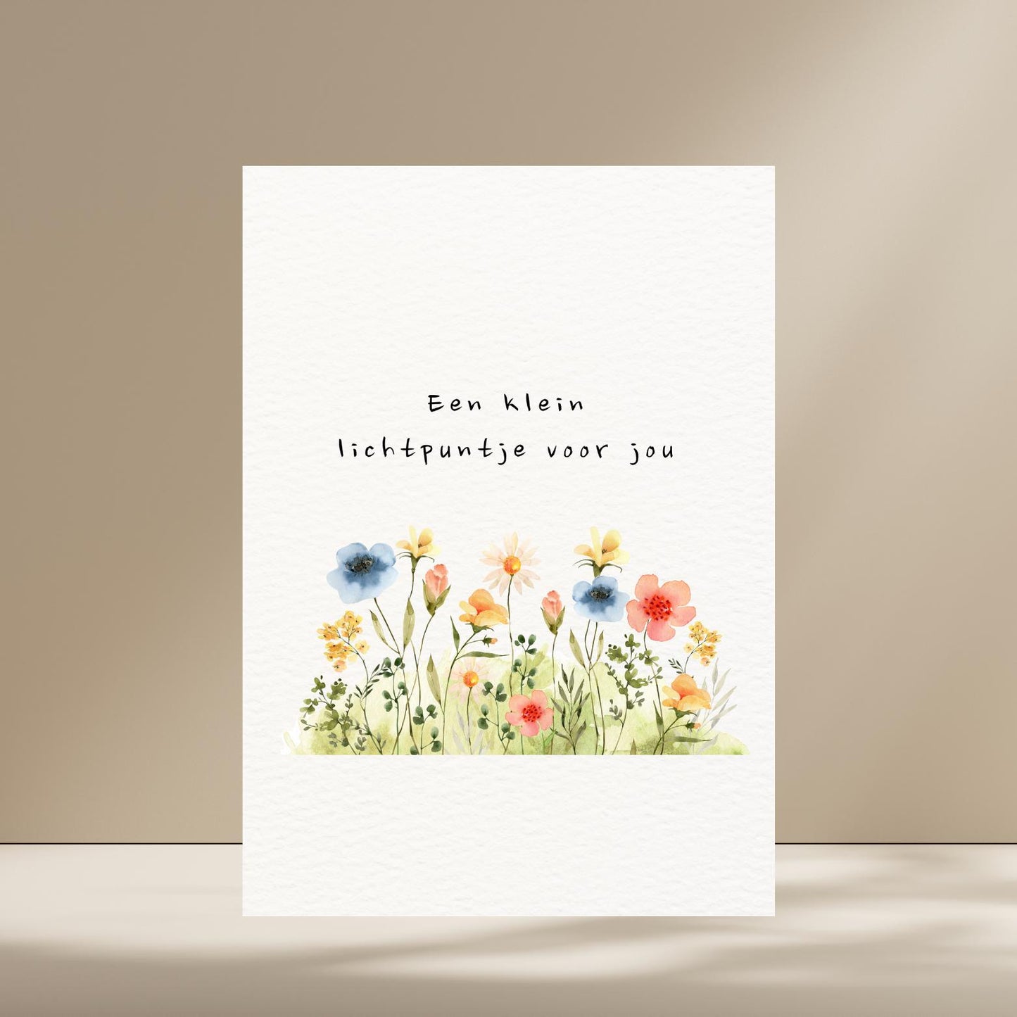 Een klein lichtpuntje voor jou