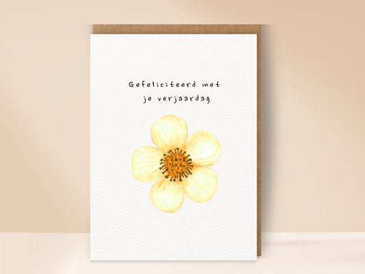 Gefeliciteerd met je verjaardag