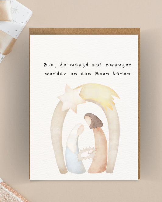 Zie, de maagd zal zwanger worden