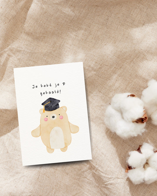 Je hebt je P gehaald!