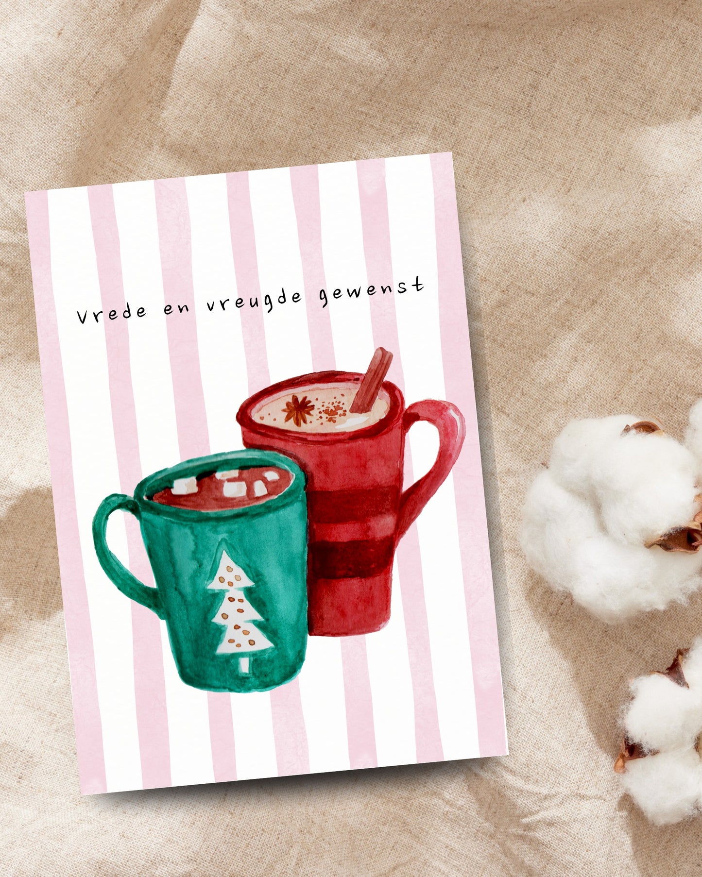 Vrede en vreugde gewenst