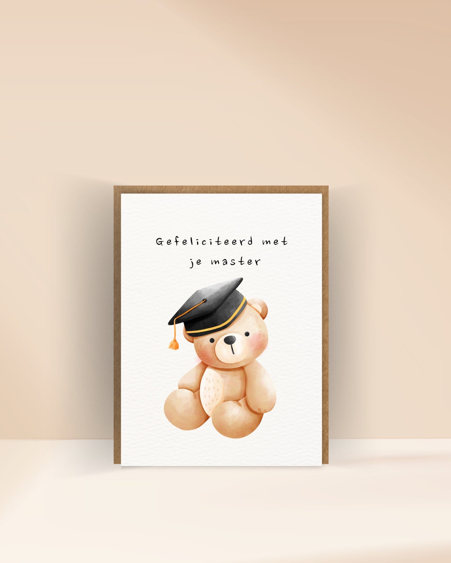 Gefeliciteerd met je master