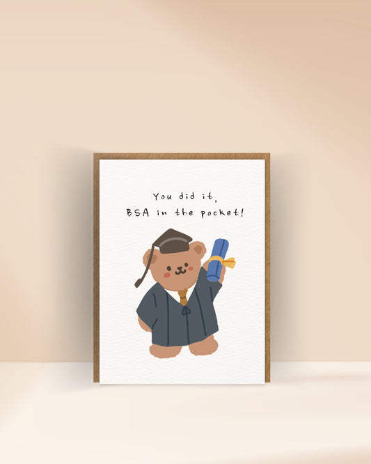 You did it, BSA in the pocket!