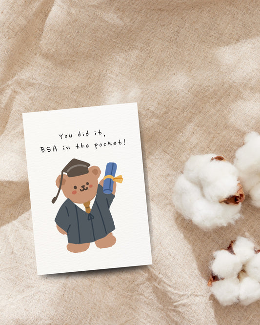 You did it, BSA in the pocket!