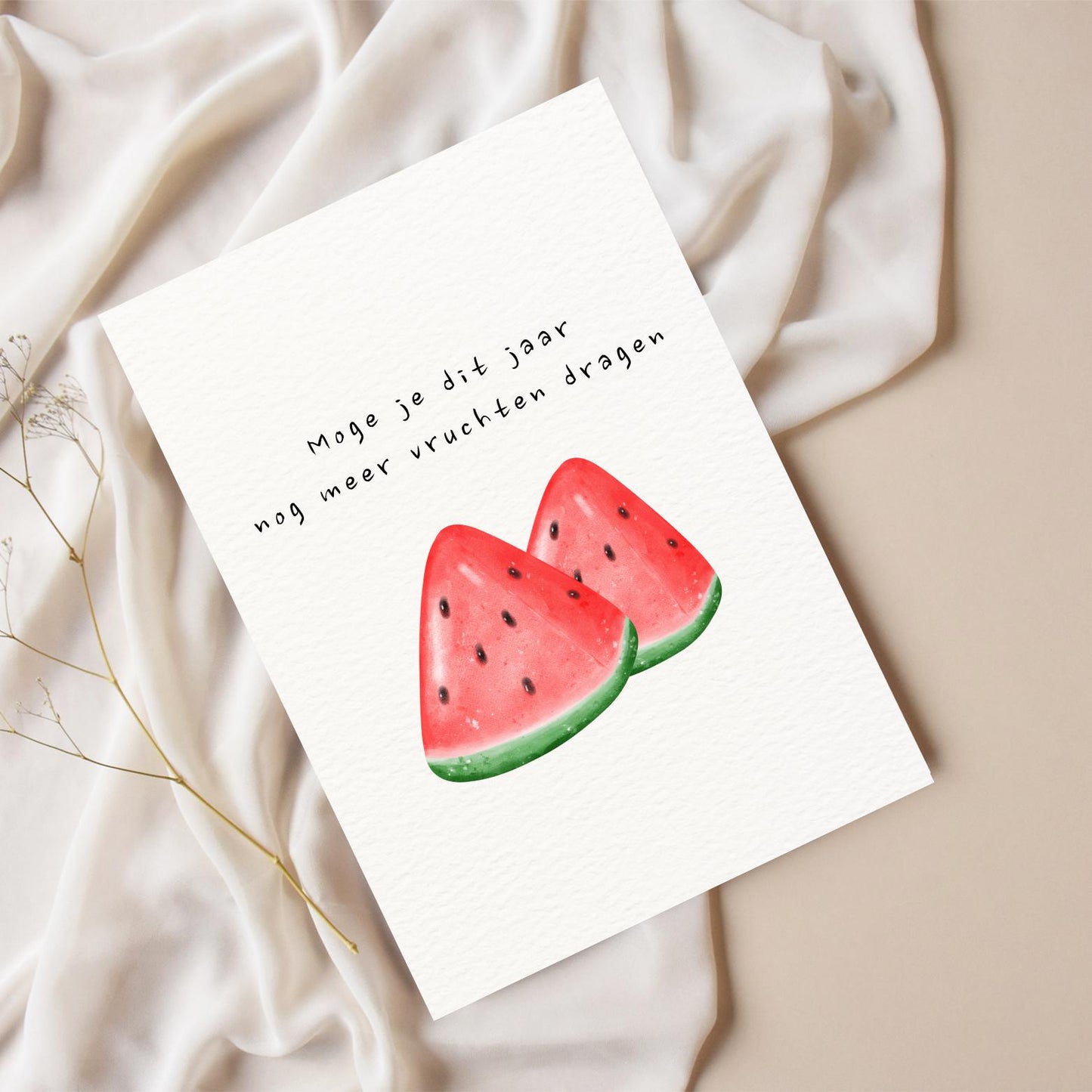 Moge je dit jaar nog meer vruchten dragen