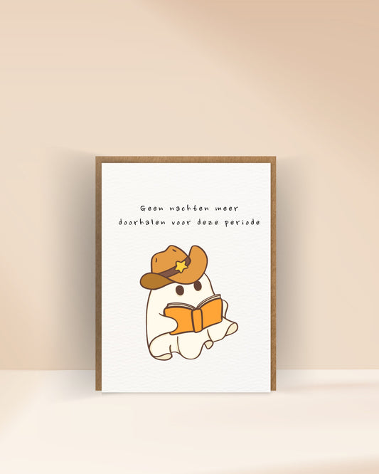 Geen nachten meer doorhalen deze periode