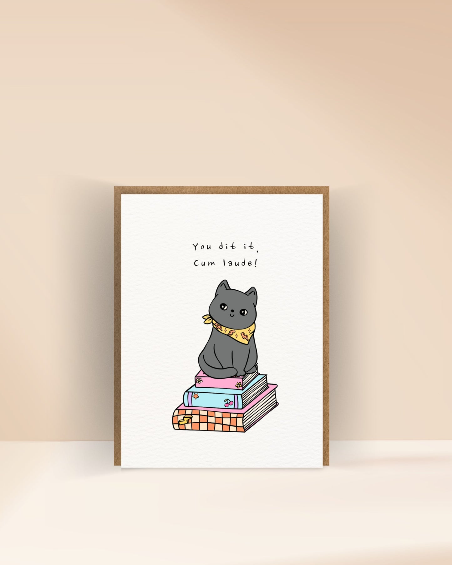 You did it, cum laude!