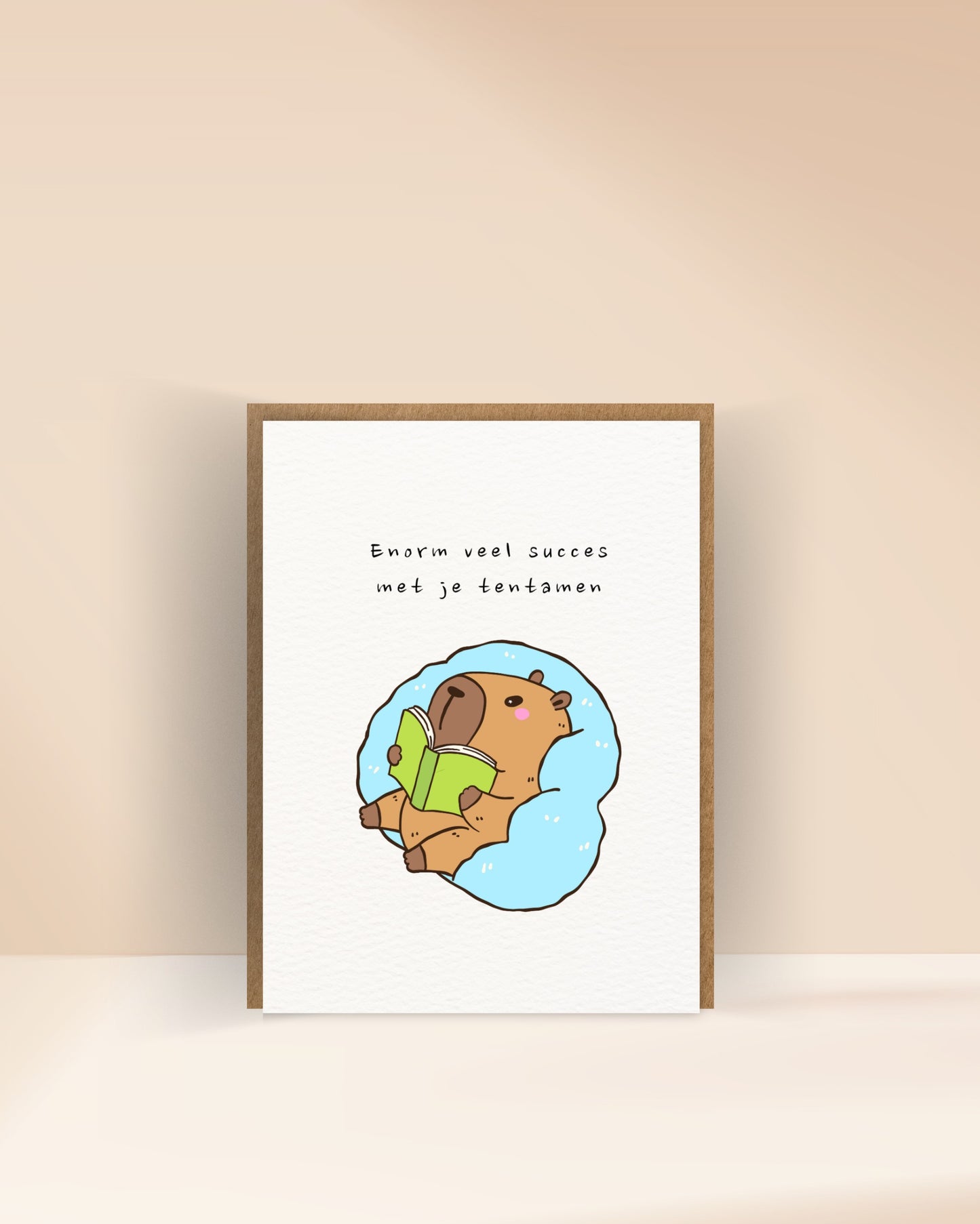 Enorm veel succes met je tentamen