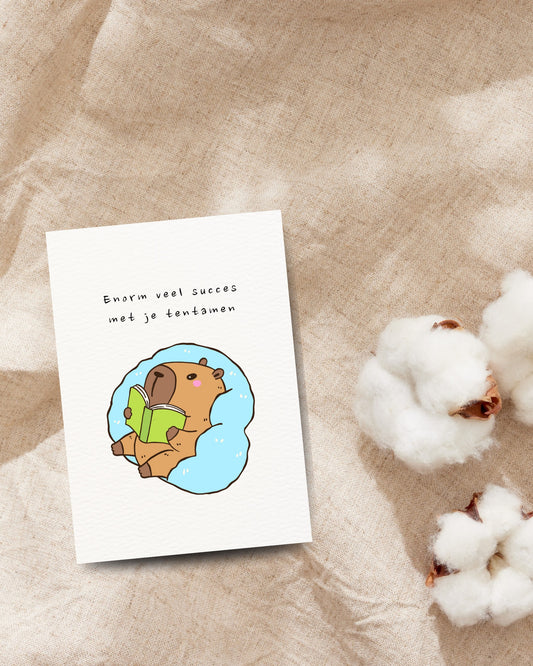 Enorm veel succes met je tentamen