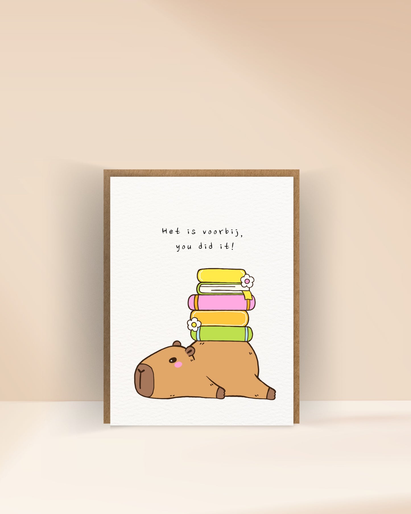 Het is voorbij, you did it!