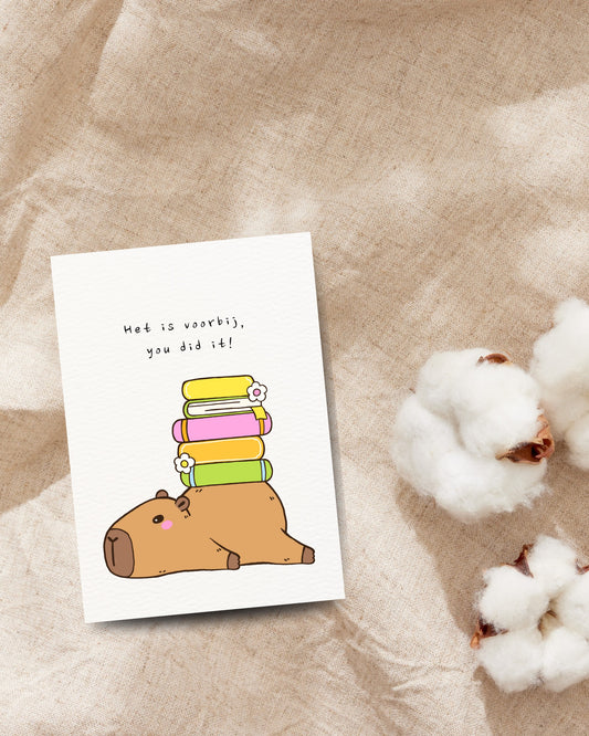 Het is voorbij, you did it!