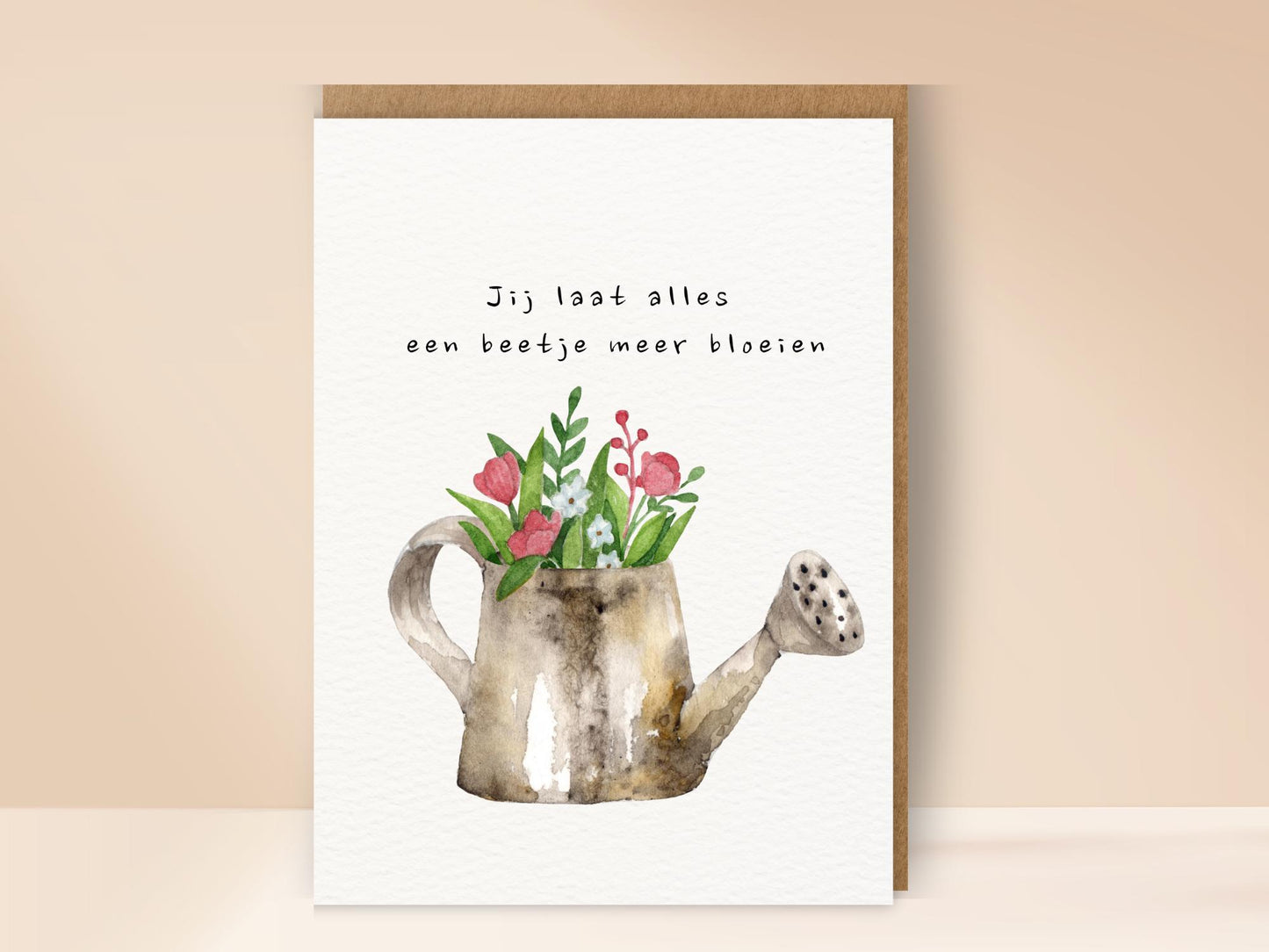 Jij laat alles een beetje meer bloeien