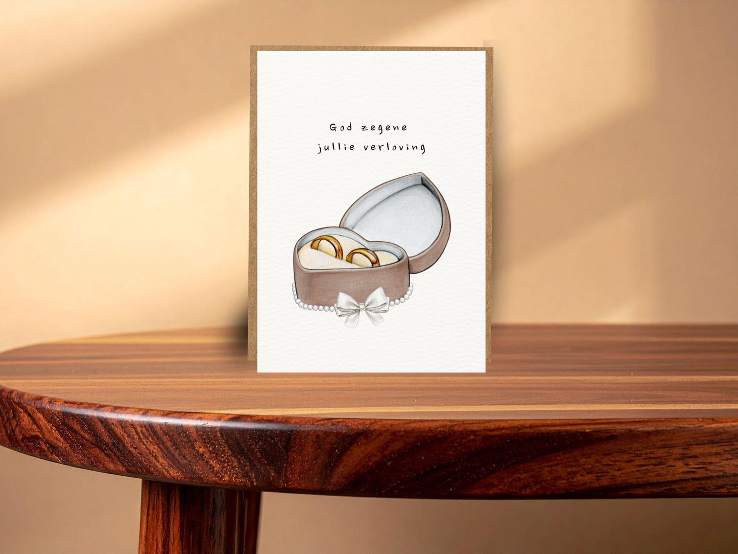 God zegene jullie verloving