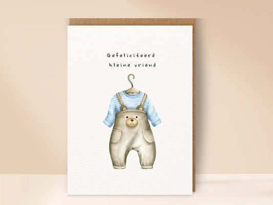 Gefeliciteerd kleine vriend