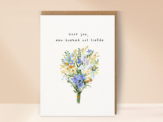 Voor jou, een boeket vol liefde