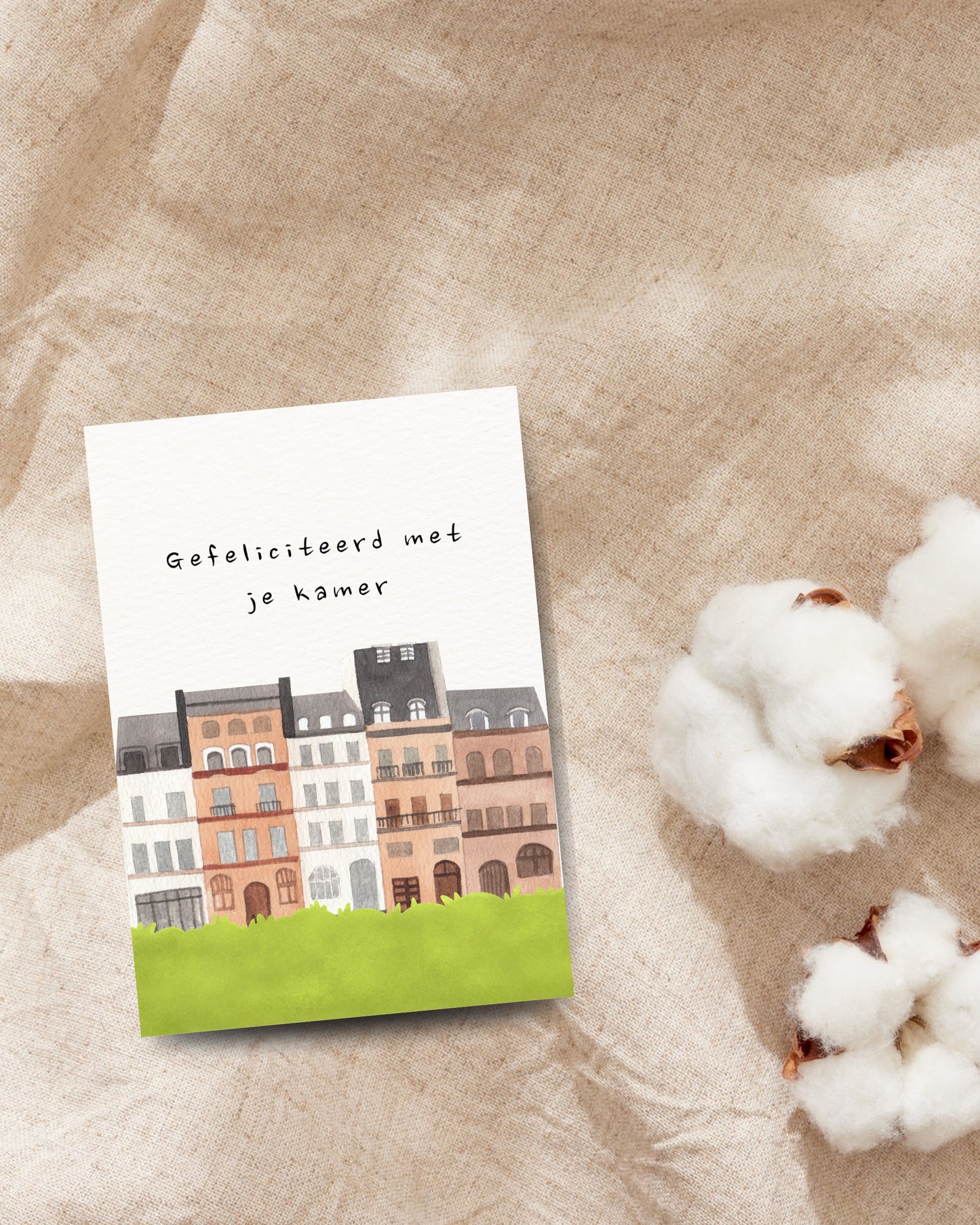 Gefeliciteerd met je kamer