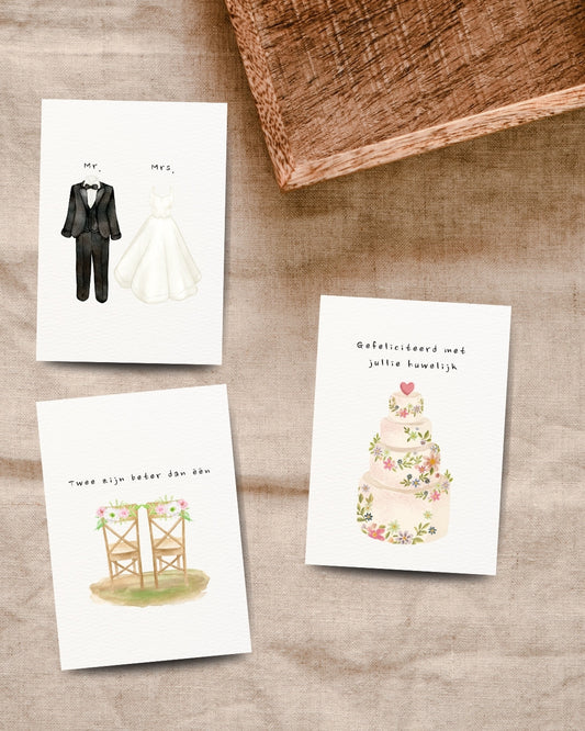 Wedding season bundel van 10 kaarten (5 bestsellers x2)