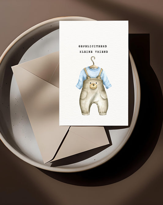 Gefeliciteerd kleine vriend