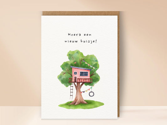 Hoera een nieuw huisje