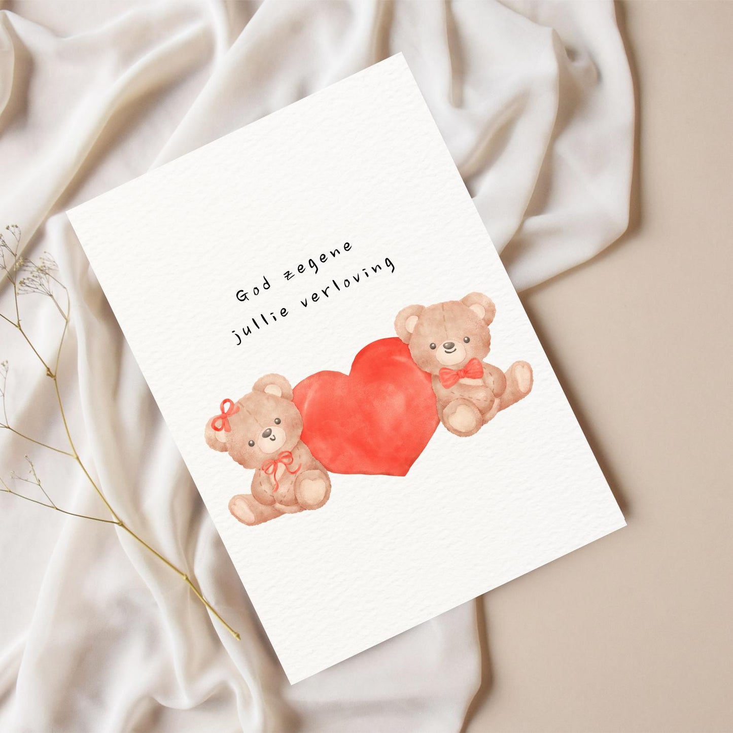 God zegene jullie verloving