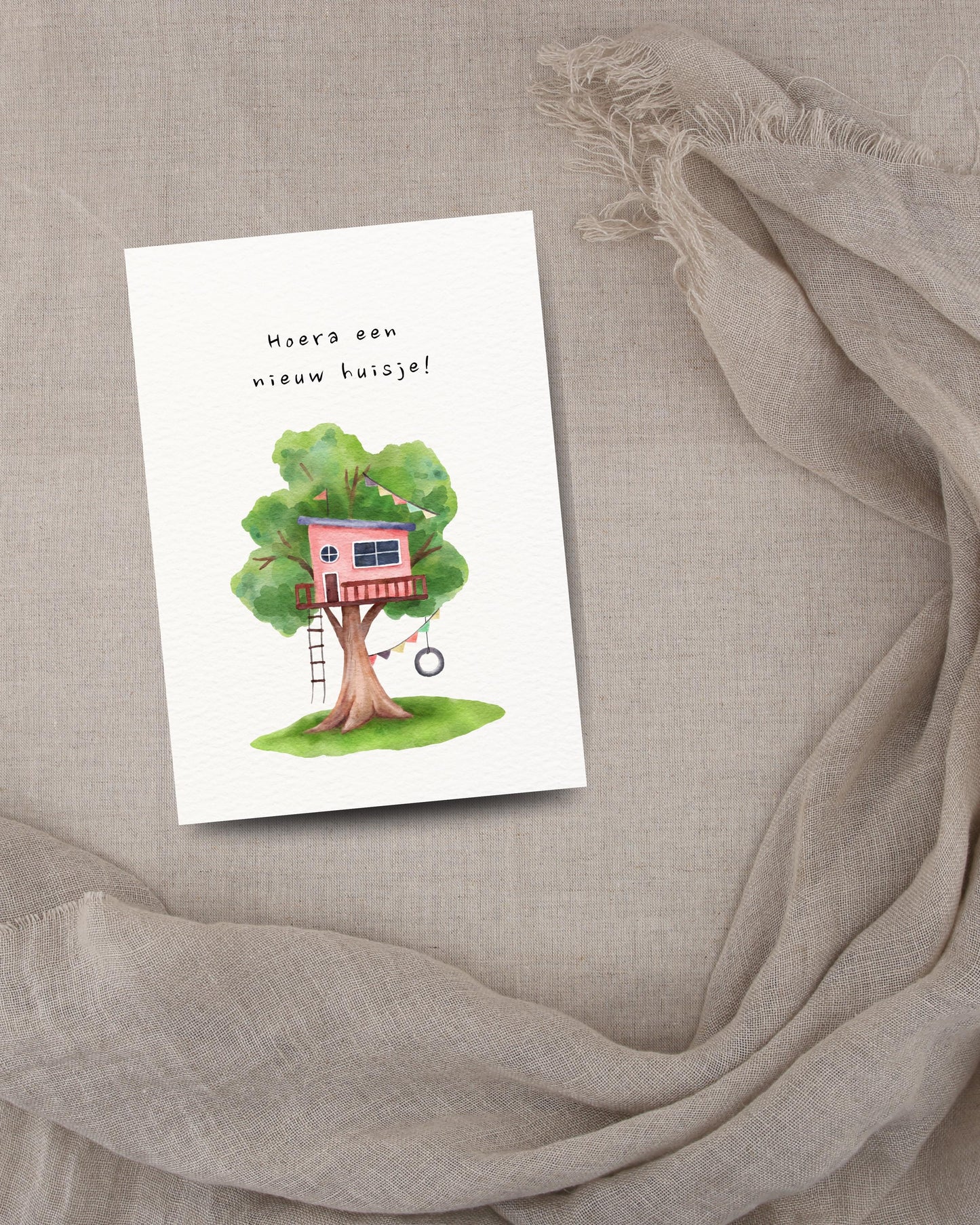 Hoera een nieuw huisje